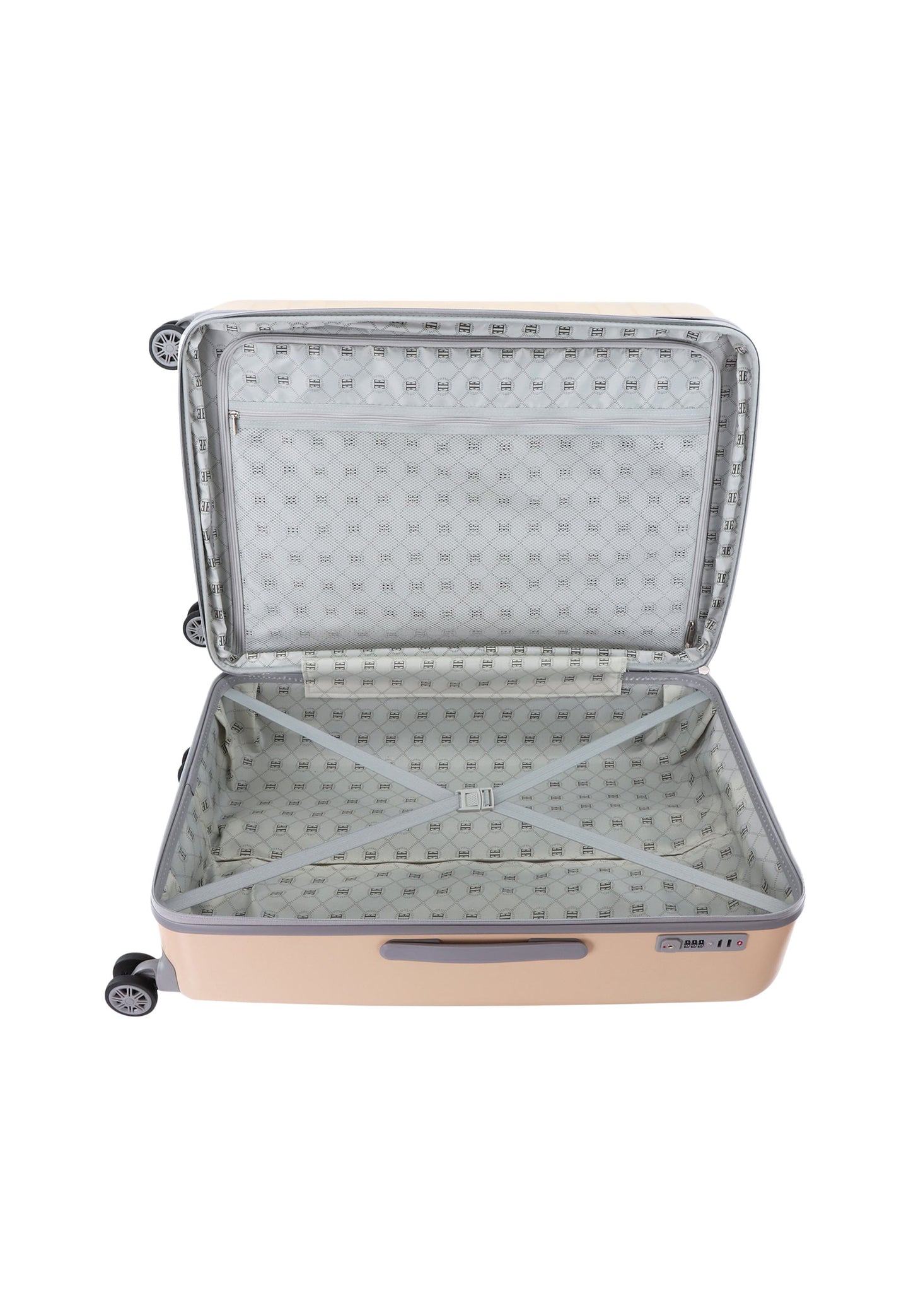 Valise Rigide / Trolley / Valise de Voyage Extensible ELLE -78 cm (Large) - Follies - Rose