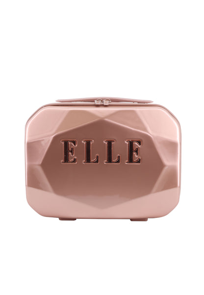 ELLE Diamond Kosmetiktas / Beauty case  - Rose Goud
