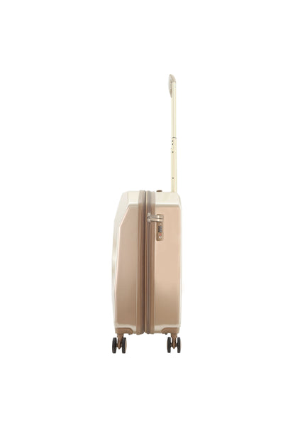 ELLE Diamond Handbagage Harde Koffer / Trolley / Reiskoffer - 56.5 cm (Small) - Taupe