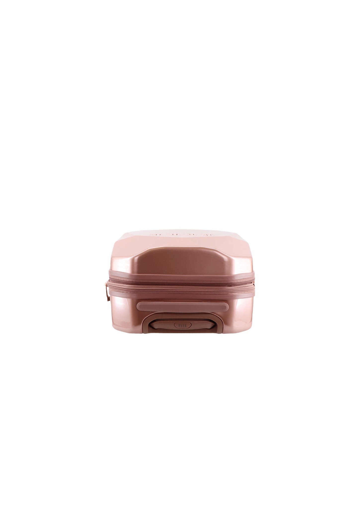 ELLE Diamond Handbagage Harde Koffer / Trolley / Reiskoffer - 56.5 cm (Small) - Rosé goud