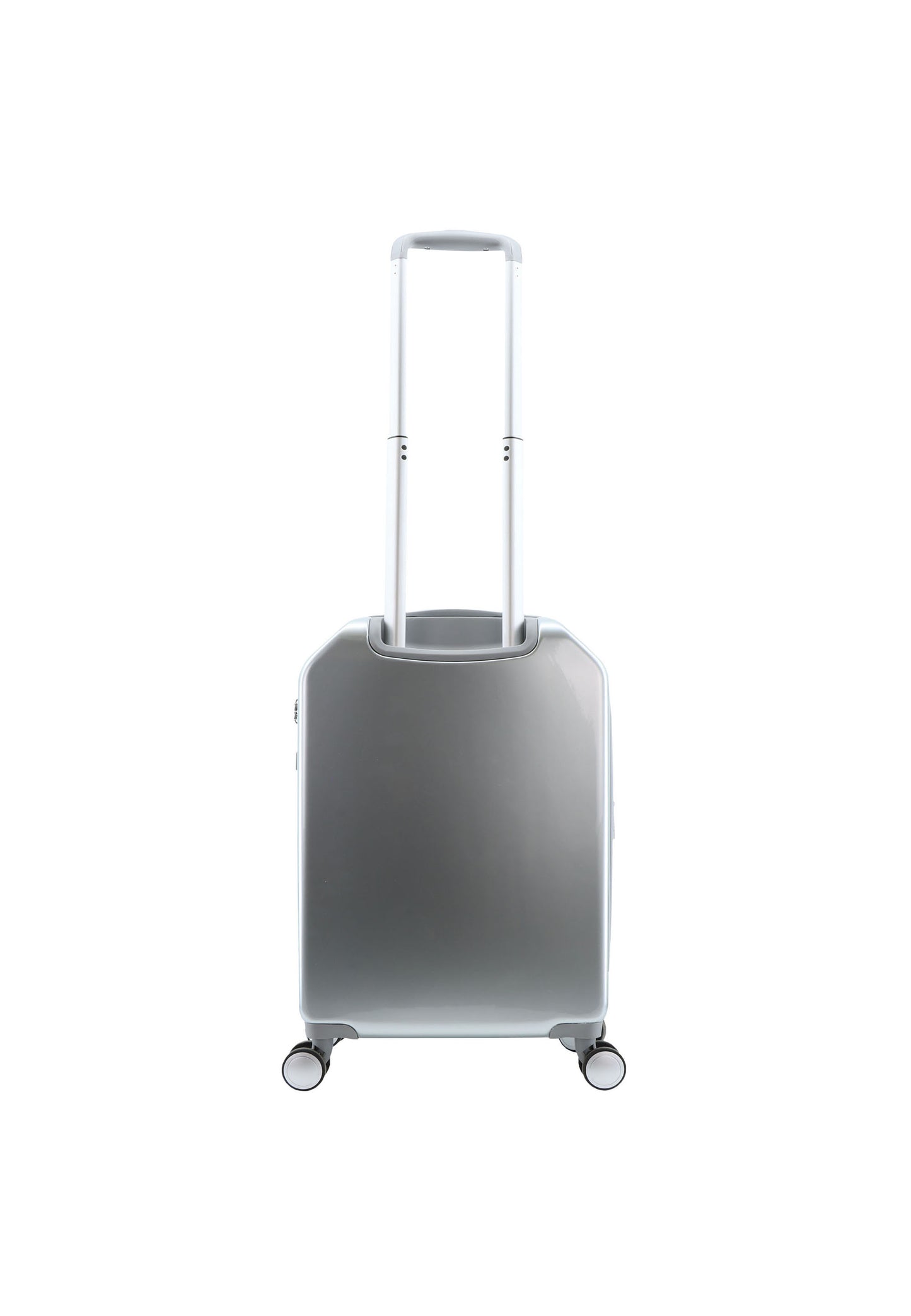 ELLE Diamond Bagage à main Valise rigide / Trolley / Valise de voyage - 56,5 cm (Petit) - Argent