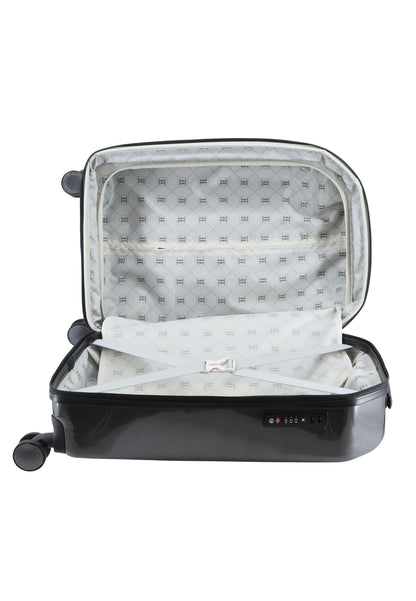 ELLE Diamond Bagage à main Valise rigide / Trolley / Valise de voyage - 56,5 cm (Petit) - Anthracite