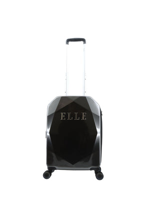ELLE Diamond Handbagage Harde Koffer / Trolley / Reiskoffer - 56.5 cm (Small) - Antraciet