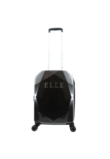 ELLE Diamond Handbagage Harde Koffer / Trolley / Reiskoffer - 56.5 cm (Small) - Antraciet