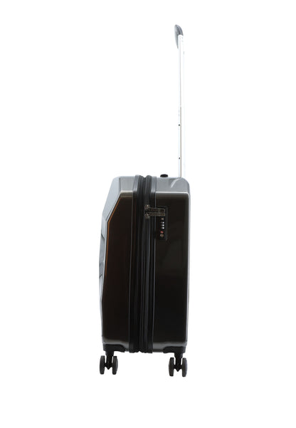 ELLE Diamond Bagage à main Valise rigide / Trolley / Valise de voyage - 56,5 cm (Petit) - Anthracite