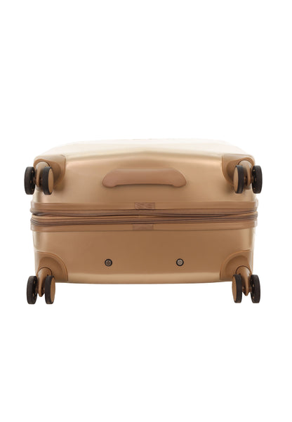 ELLE Diamond Valise rigide / Trolley / Valise de voyage - 67 cm (Moyen) - Taupe