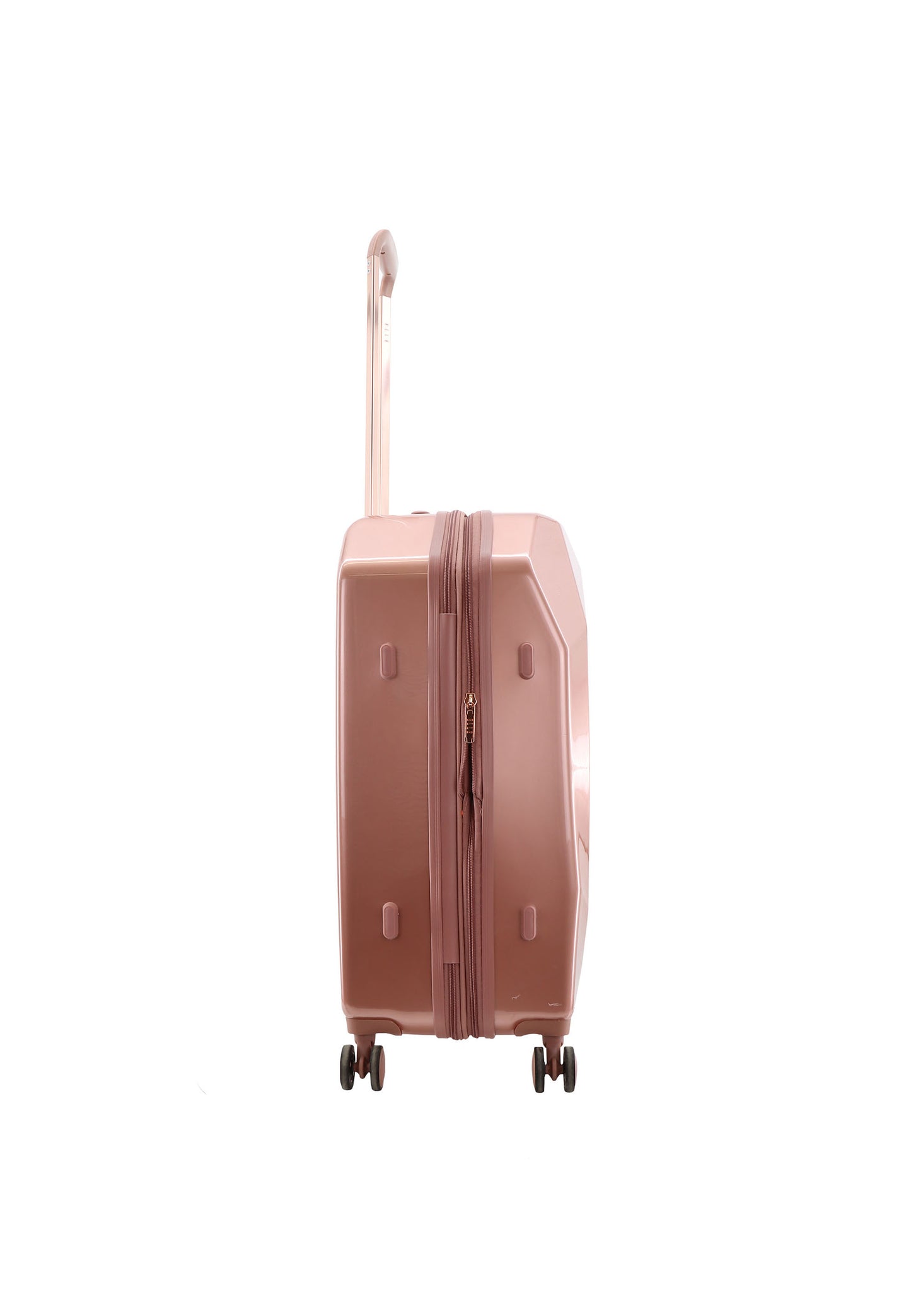 ELLE Diamond  Harde Koffer / Trolley / Reiskoffer - 67 cm (Medium) - Rosé goud