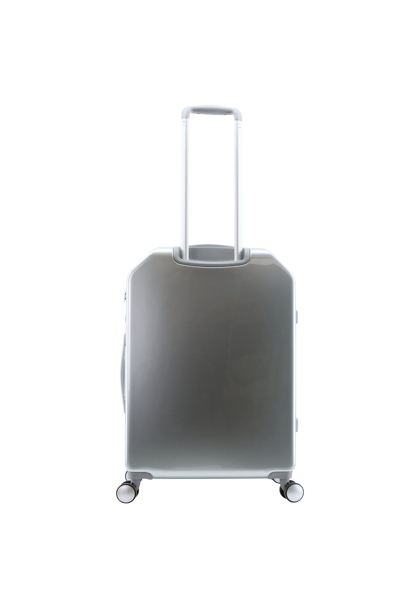 ELLE Diamond Valise rigide / Trolley / Valise de voyage - 67 cm (Moyen) - Argent