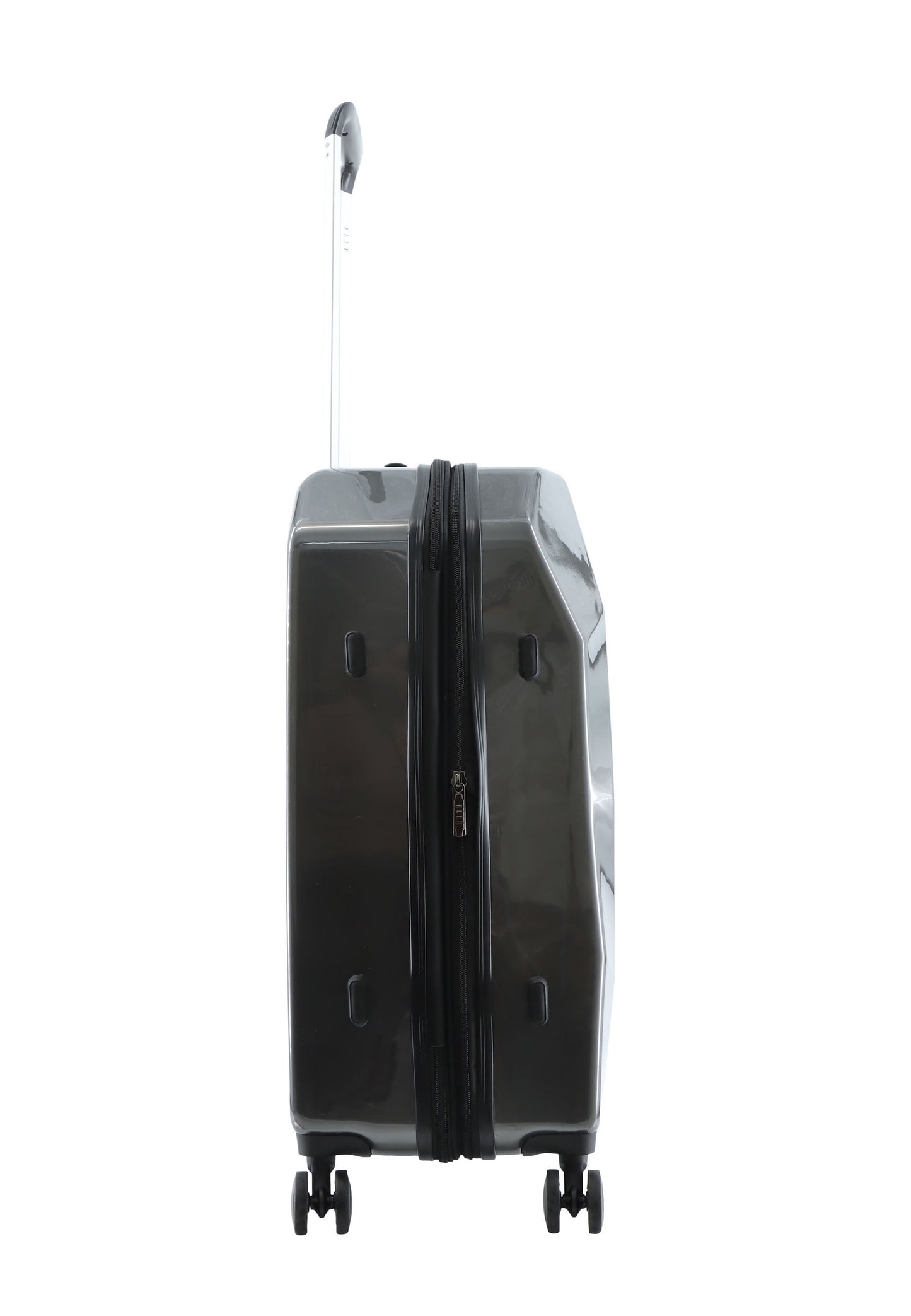 ELLE Diamond  Harde Koffer / Trolley / Reiskoffer - 67 cm (Medium) - Antraciet