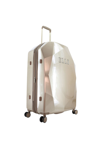 ELLE Diamond  Harde Koffer / Trolley / Reiskoffer - 76.5 cm (Large) - Taupe