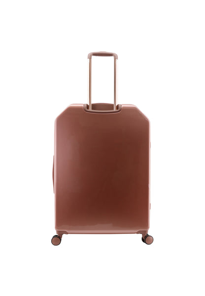 ELLE Diamond design Koffer / Trolley / Reiskoffer 76.5 cm Large - Rosé goud