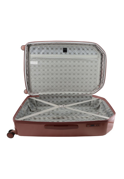 ELLE Diamond design Koffer / Trolley / Reiskoffer 76.5 cm Large - Rosé goud