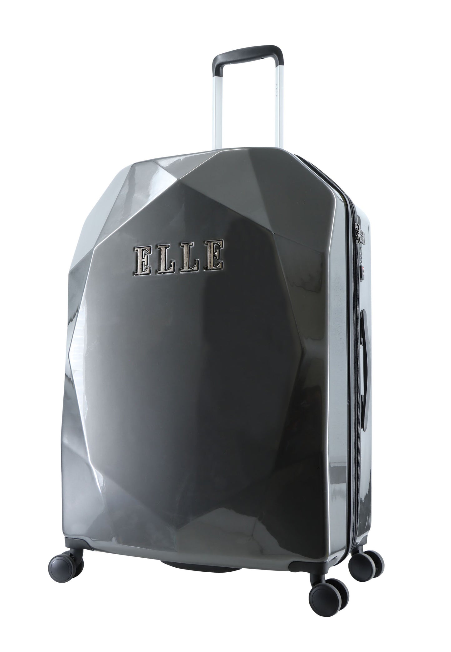 ELLE Diamond  Harde Kofferset 3-Delig / Reiskofferset / Trolleyset - Antraciet