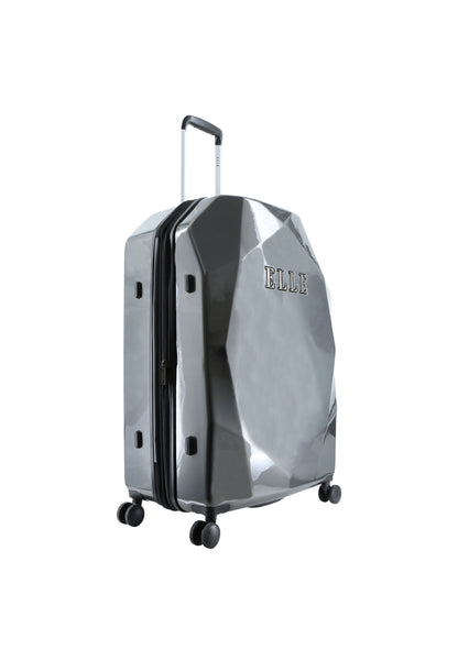 ELLE Diamond  design koffer / Trolley / Reiskoffer 76.5 cm Antraciet