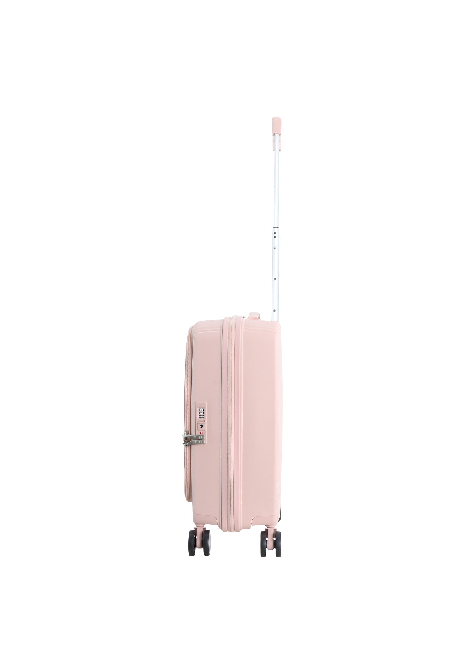 Elle Da'Vine Handbagage harde koffer / Trolley / Reiskoffer - (Small) - Roze