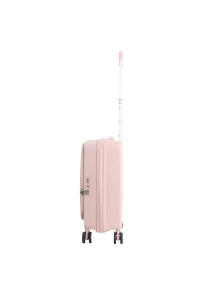 Elle Da'Vine Handbagage harde koffer / Trolley / Reiskoffer - (Small) - Roze
