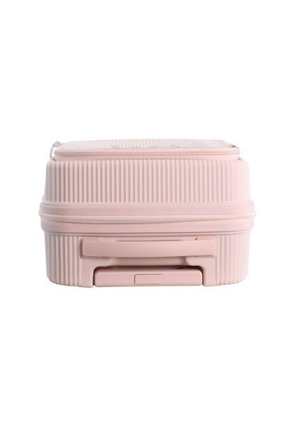 Elle Da'Vine Handbagage harde koffer / Trolley / Reiskoffer - (Small) - Roze