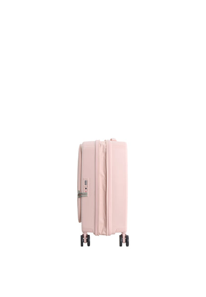 Elle Da'Vine Handbagage harde koffer / Trolley / Reiskoffer - (Small) - Roze