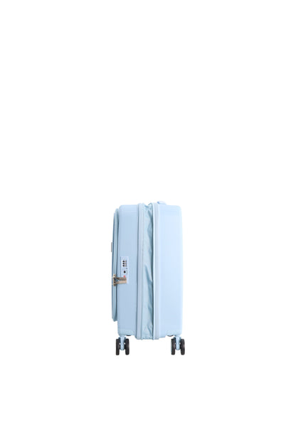 Elle Da'Vine Handbagage harde koffer / Trolley / Reiskoffer - (Small) - :ichtblauw