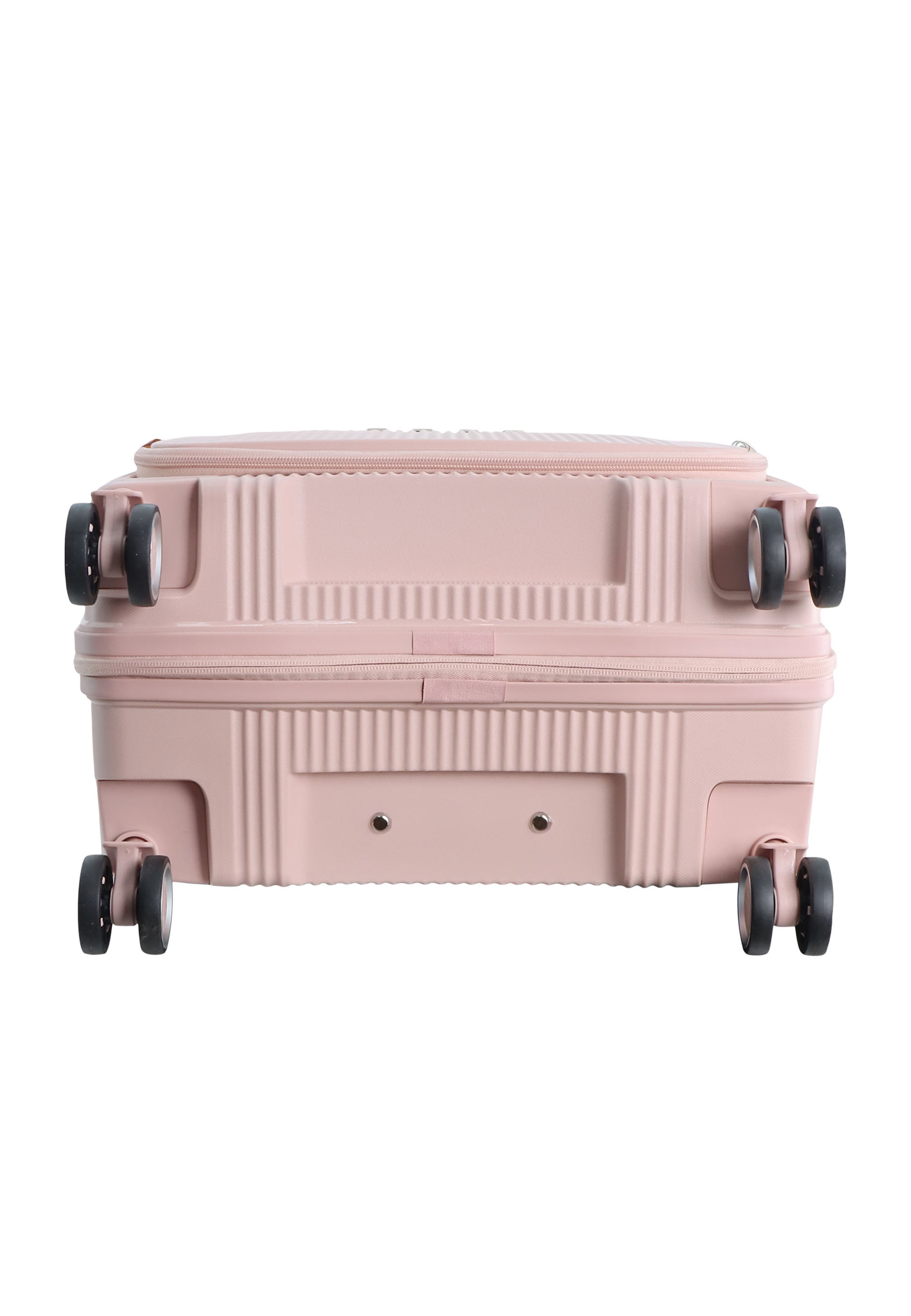 Elle Da'Vine Harde koffer / Trolley / Reiskoffer - (Medium) - Roze