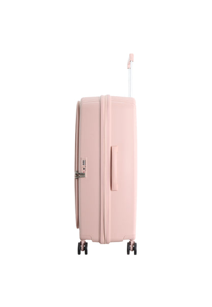 Elle Da'Vine Harde koffer / Trolley / Reiskoffer - (Large) - Roze
