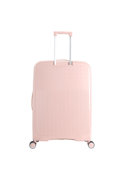 Elle Da'Vine Harde koffer / Trolley / Reiskoffer - (Large) - Roze
