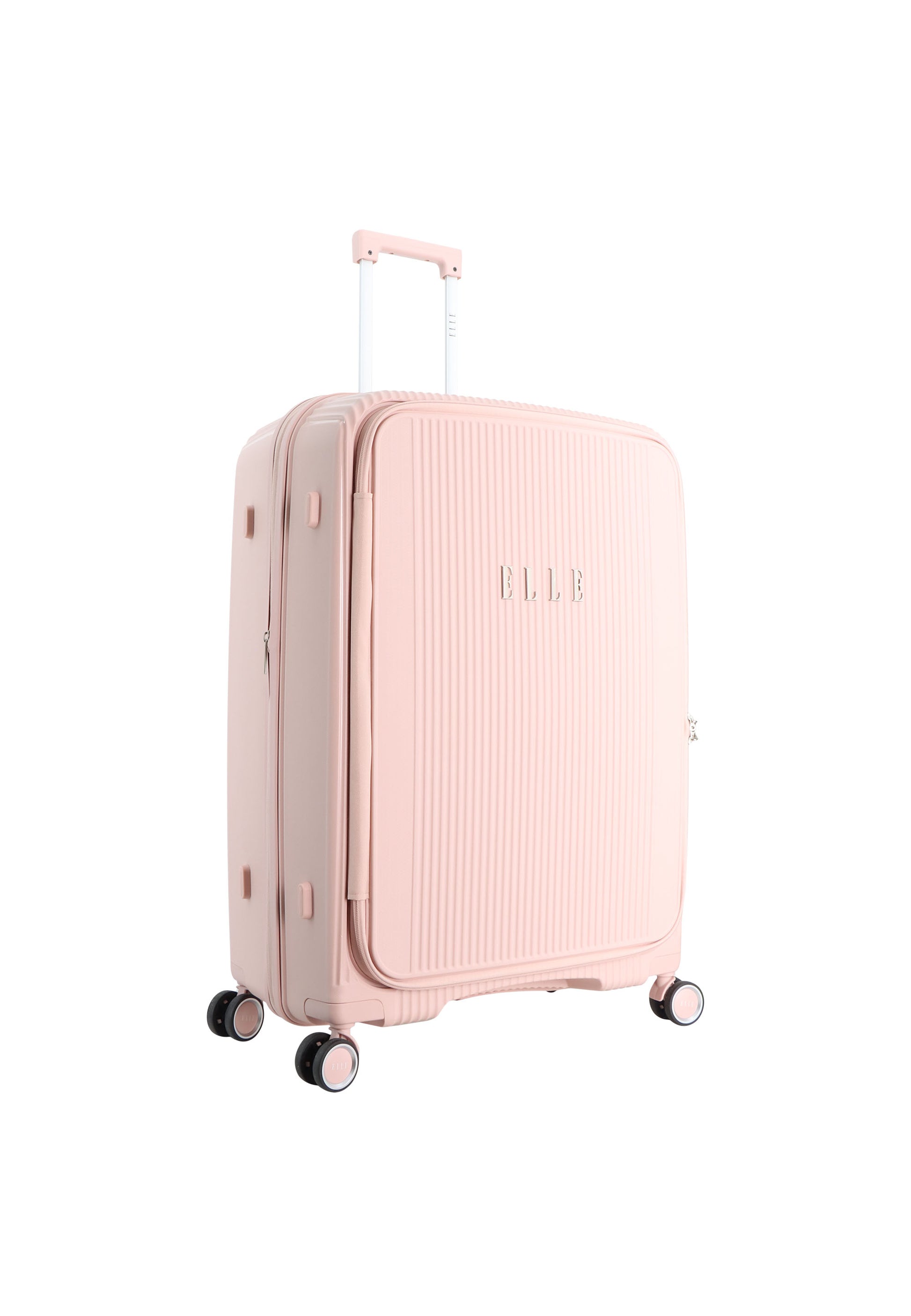 Elle Da'Vine Harde koffer / Trolley / Reiskoffer - (Large) - Roze