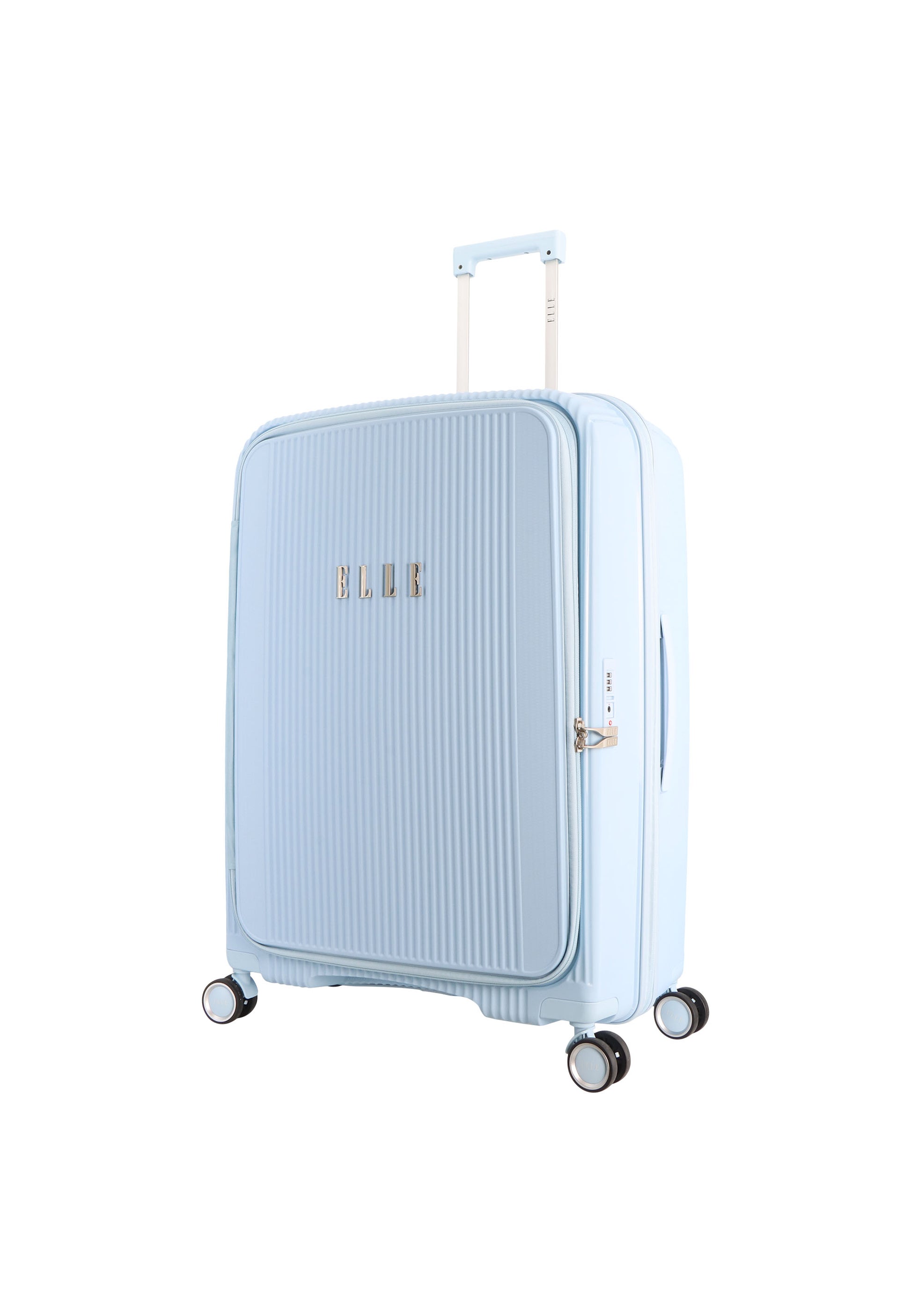 Elle Da'Vine Harde koffer / Trolley / Reiskoffer - (Large) - :ichtblauw
