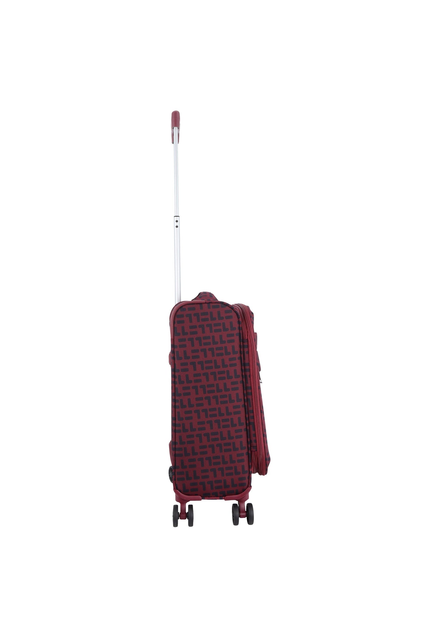 ELLE Couture Handbagage Zachte Koffer / Trolley / Reiskoffer - 53 cm (Small) Rood