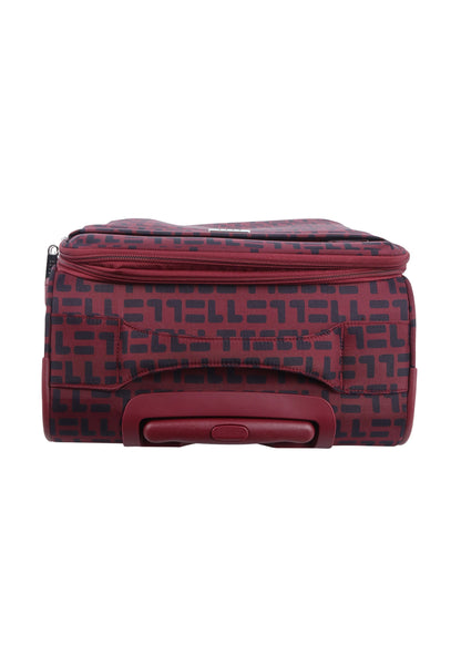 ELLE Couture Handbagage Zachte Koffer / Trolley / Reiskoffer - 53 cm (Small) Rood