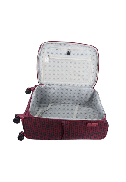 ELLE Couture Zachte Koffer / Trolley / Reiskoffer - 64 cm (Medium) Rood