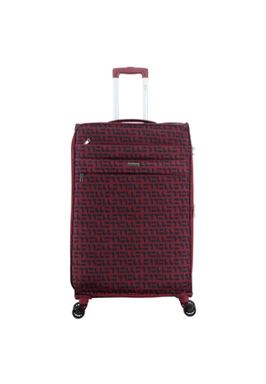 ELLE Couture Zachte Koffer / Trolley / Reiskoffer - 77 cm (Large) Rood