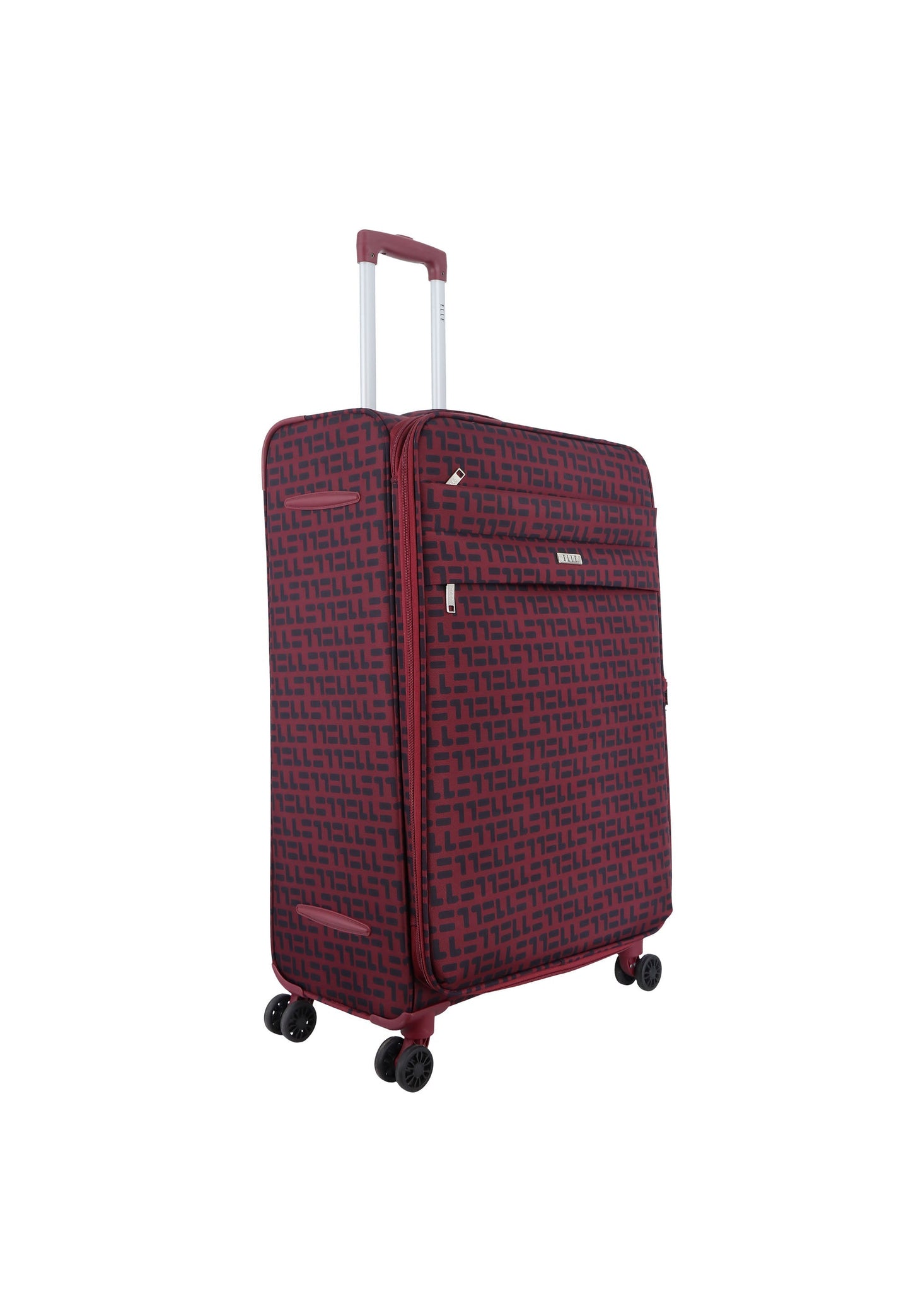 ELLE Couture Zachte Koffer / Trolley / Reiskoffer - 77 cm (Large) Bourgondië