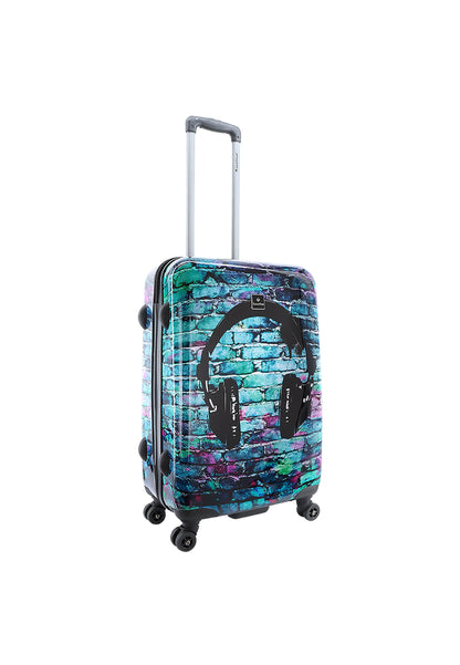 Saxoline Hard Case / Trolley / Travel Case - 67 cm (Moyen) - Impression casque