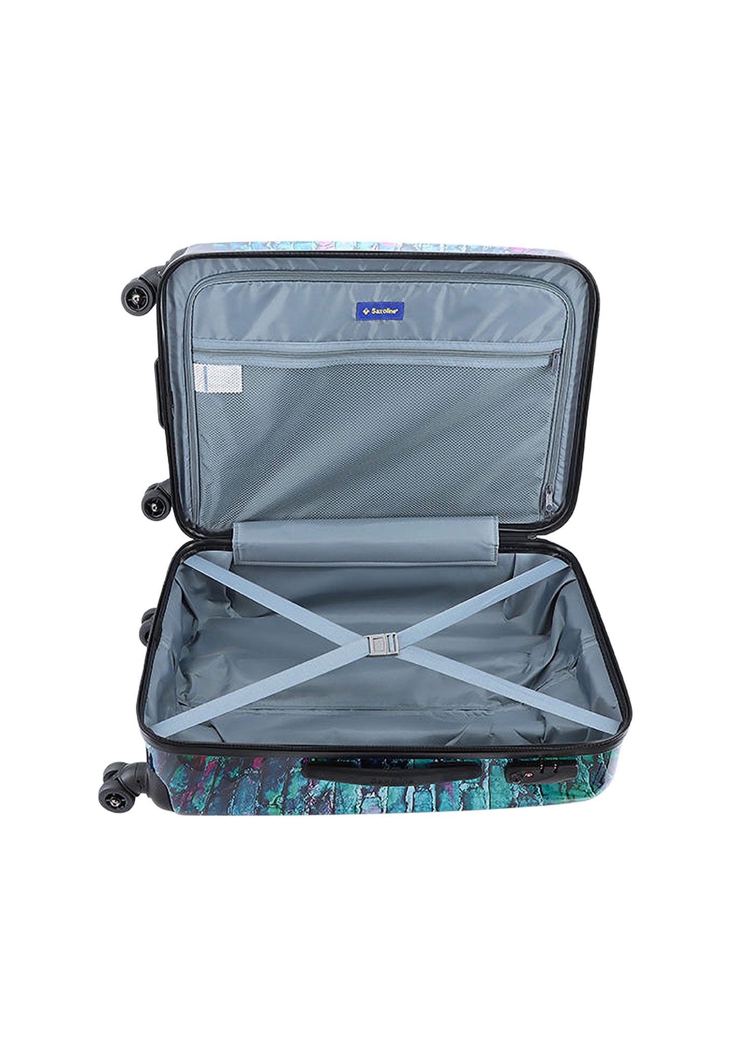 Saxoline Hard Case / Trolley / Travel Case - 67 cm (Moyen) - Impression casque