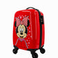Disney Kinderkoffer Handbagage / Kindertrolley / Kinderreiskoffer - 55 cm (Small) - Minnie Mouse Print - Rood