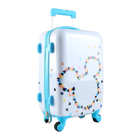 Disney Kinderkoffer Handbagage / Kindertrolley / Kinderreiskoffer - 55 cm - Micky Mouse - Wit