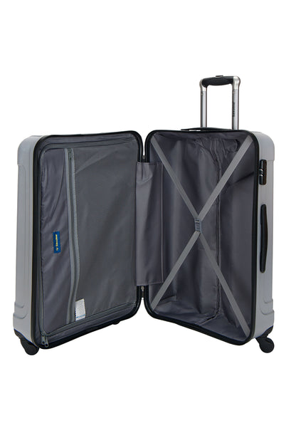 Valise Rigide / Trolley / Valise de Voyage Saxoline - 78 cm (Large) - Matrix Silver