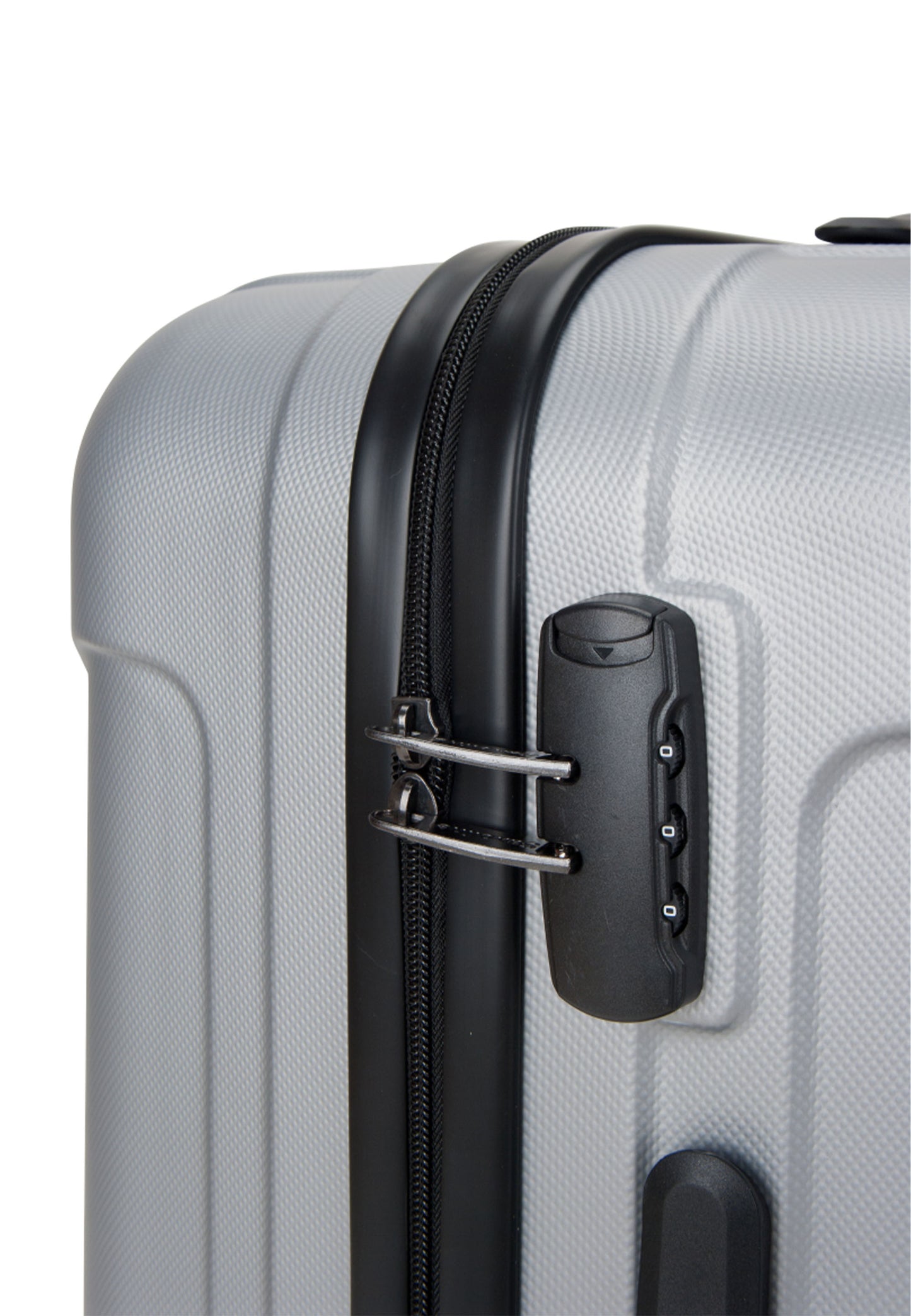 Bagage à main rigide Saxoline | Valise | Chariot - 54cm (S) - Matrix Argent