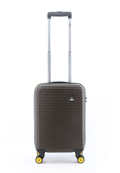 Valise rigide pour bagage à main National Geographic / Trolley / Valise de voyage - 55 cm (Petite) - Étranger - Kaki