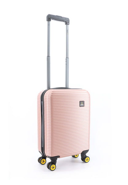 Valise rigide pour bagage à main National Geographic / Trolley / Valise de voyage - 55 cm (Petite) - À l'étranger - Or rose