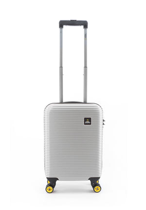 National Geographic Handbagage Harde Koffer / Trolley / Reiskoffer - 55 cm (Small) - Abroad - Zilver