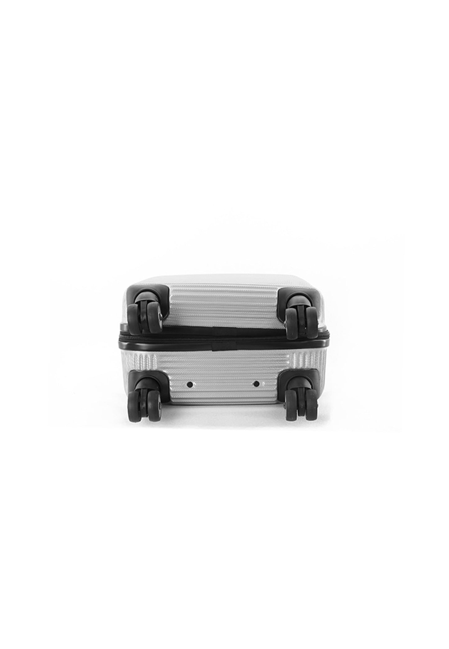 Valise rigide pour bagage à main National Geographic / Trolley / Valise de voyage - 55 cm (Petite) - À l'étranger - Argent