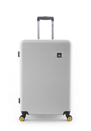 National Geographic Harde Koffer / Trolley / Reiskoffer - 76 cm (Large) - Abroad - Zilver