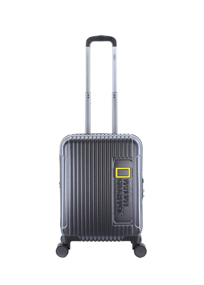Valise rigide pour bagage à main National Geographic / Trolley / Valise de voyage - 55 cm (Petite) - Canyon - Noir