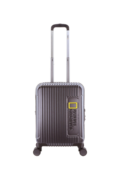Valise rigide pour bagage à main National Geographic / Trolley / Valise de voyage - 55 cm (Petite) - Canyon - Boue métallique