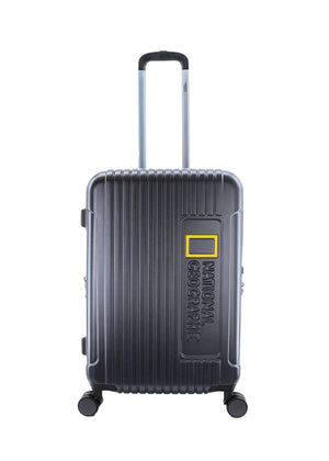 National Geographic Harde Koffer / Trolley / Reiskoffer - 67 cm (Medium) - Canyon - Zwart
