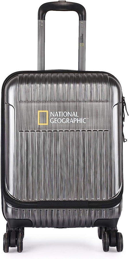 National Geographic Harde Koffer / Trolley / Reiskoffer - 55 cm (Small) - Transit - met laptop compartiment - Zwart