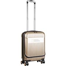 National Geographic Harde Koffer / Trolley / Reiskoffer - 55 cm (Small) - Transit - met laptop compartiment - Goud
