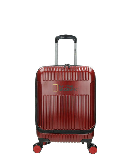 National Geographic Harde Koffer / Trolley / Reiskoffer - 55 cm (Small) - Transit - met laptop compartiment - Rood